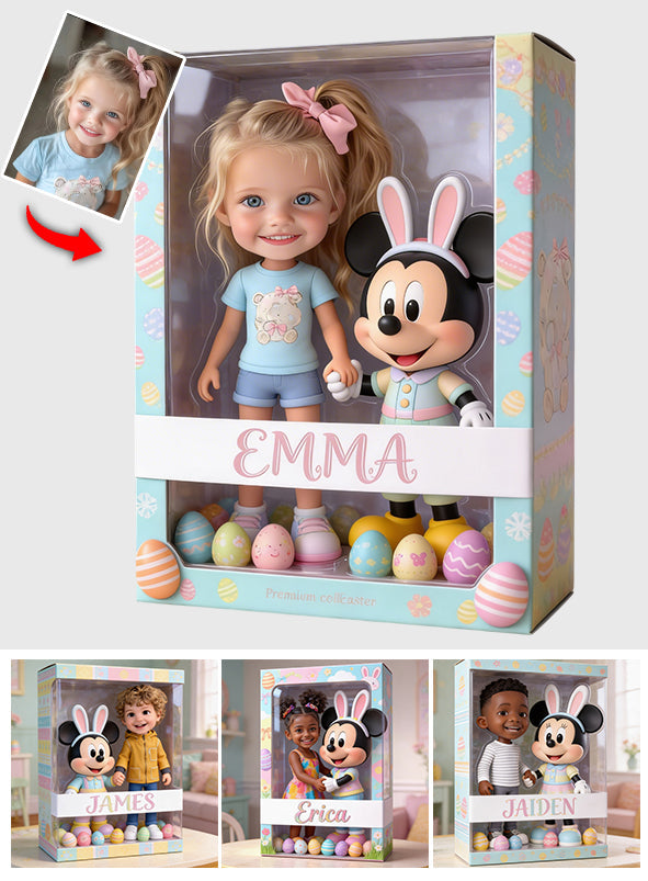 Custom Any Photo Magical Easter - Personalized Kid Custom Shaped Acrylic Plaque