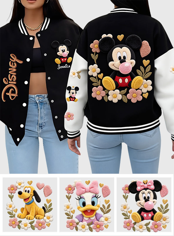 Believe In Magic - Personalized Mouse Varsity Jacket