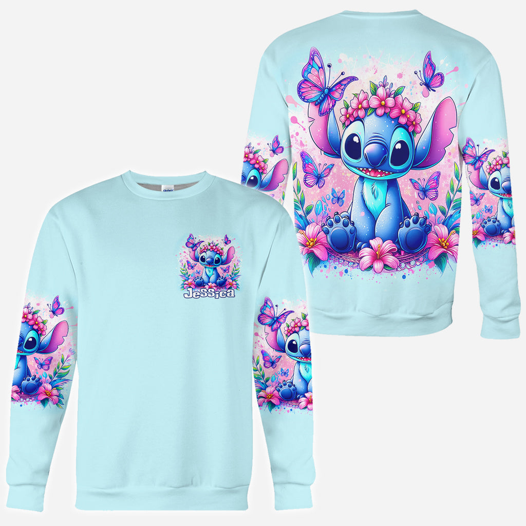 Cute Monster - Personalized Ohana All Over Shirt