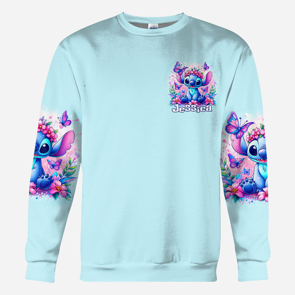 Cute Monster - Personalized Ohana All Over Shirt