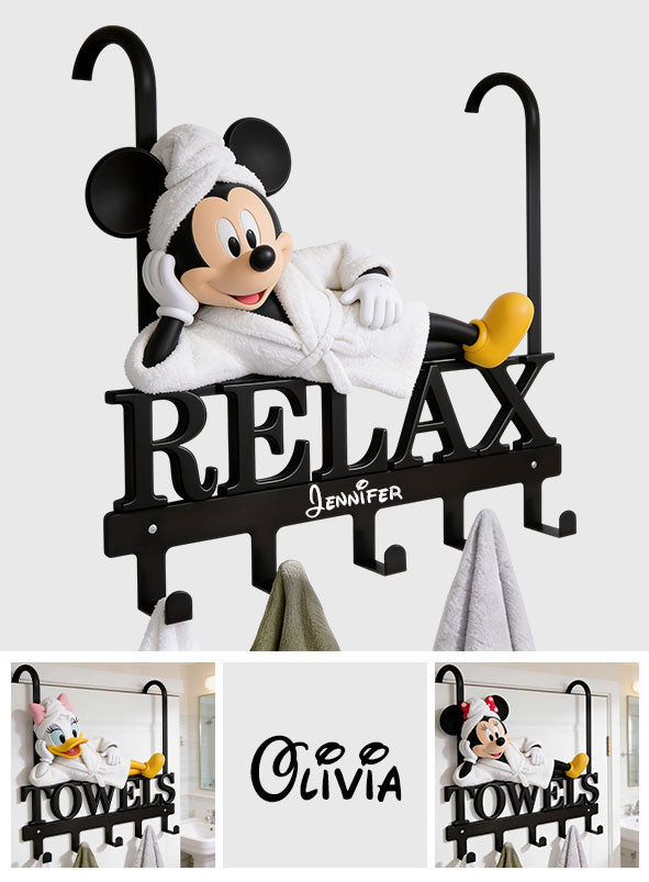 Hang Here - Personalized Mouse Metal Door Hooks