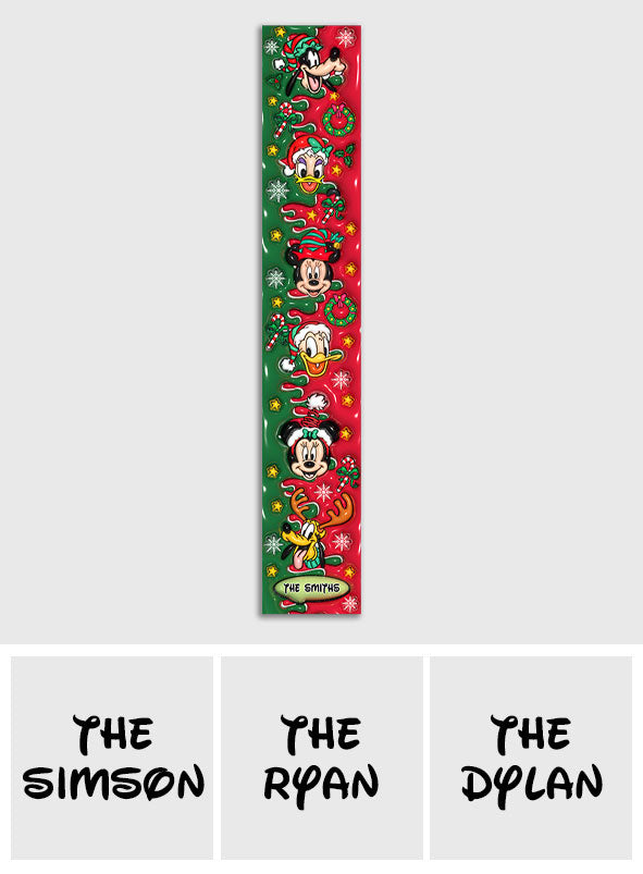 Merry Christmas - Personalized Mouse Table Runner