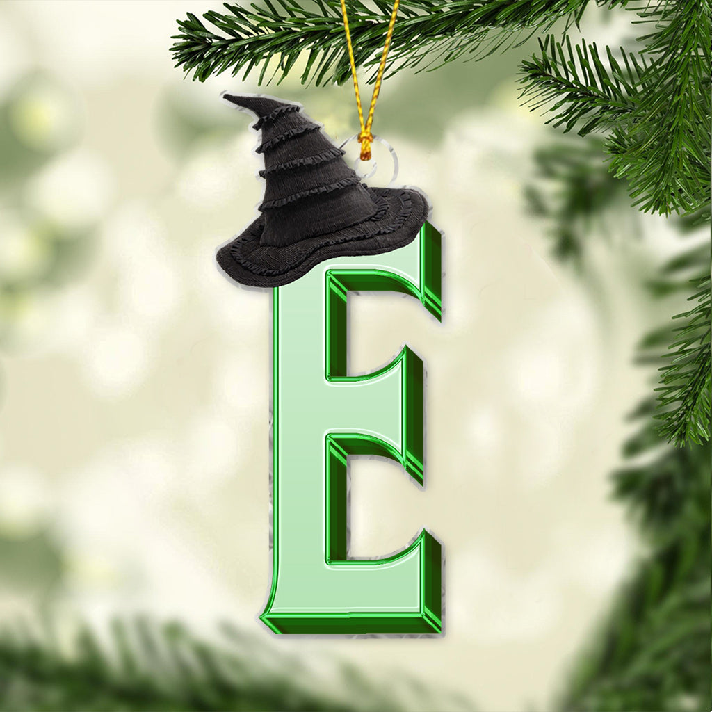 Any Letter Wicked - Personalized Witch Ornament
