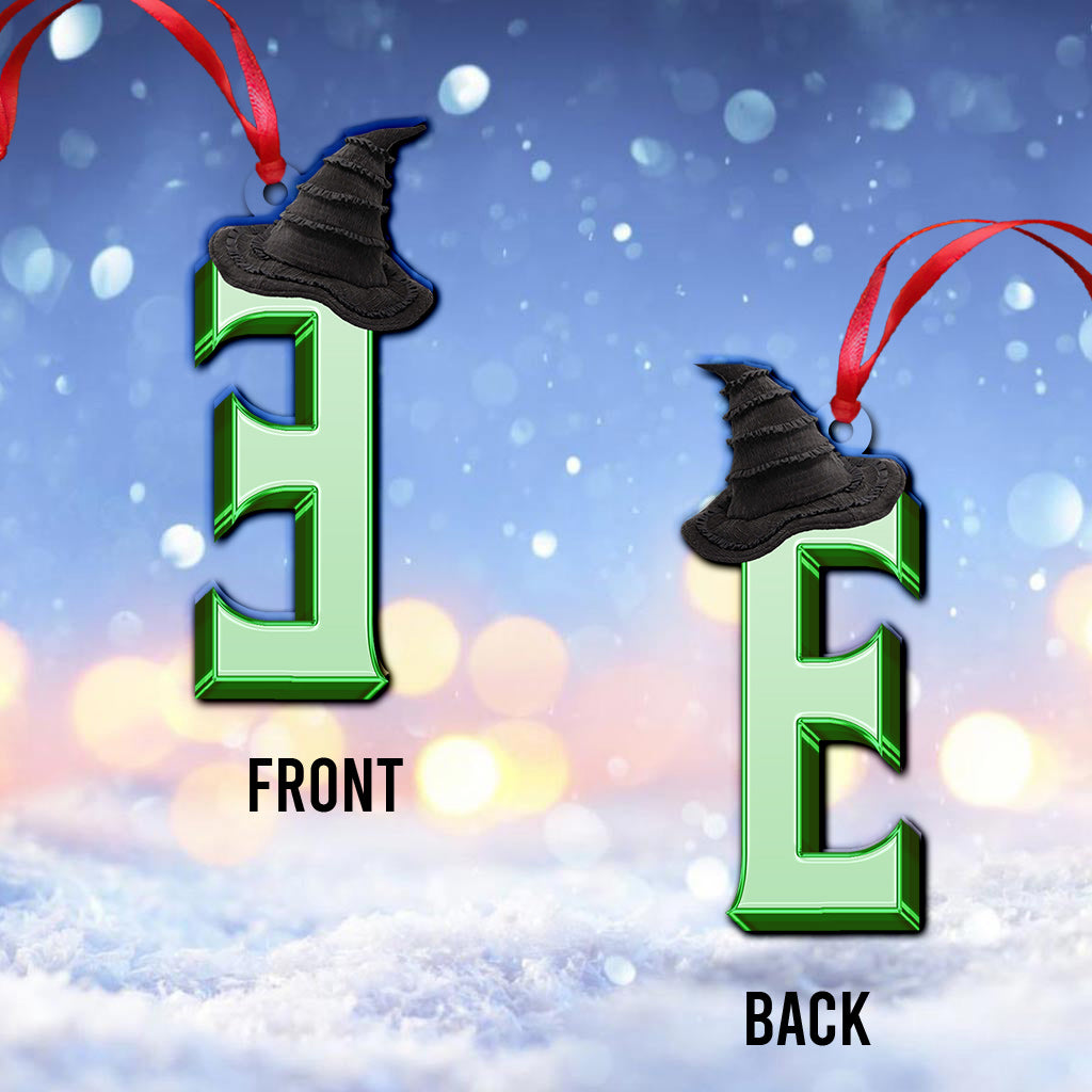 Any Letter Wicked - Personalized Witch Ornament