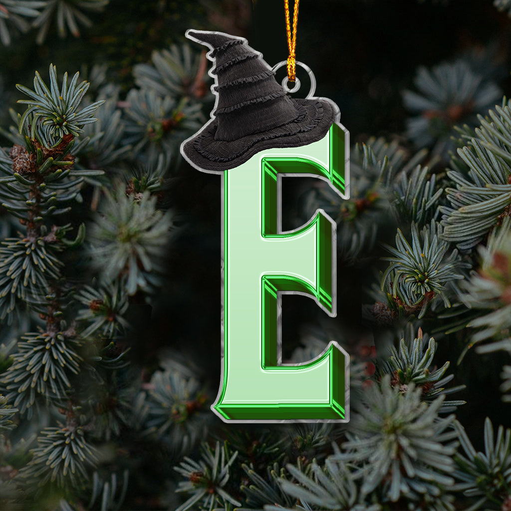 Any Letter Wicked - Personalized Witch Ornament