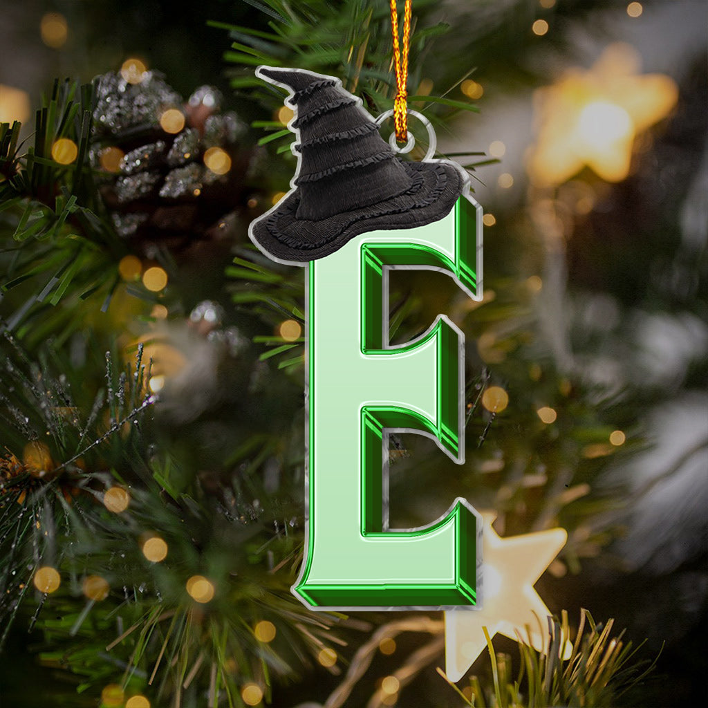 Any Letter Wicked - Personalized Witch Ornament