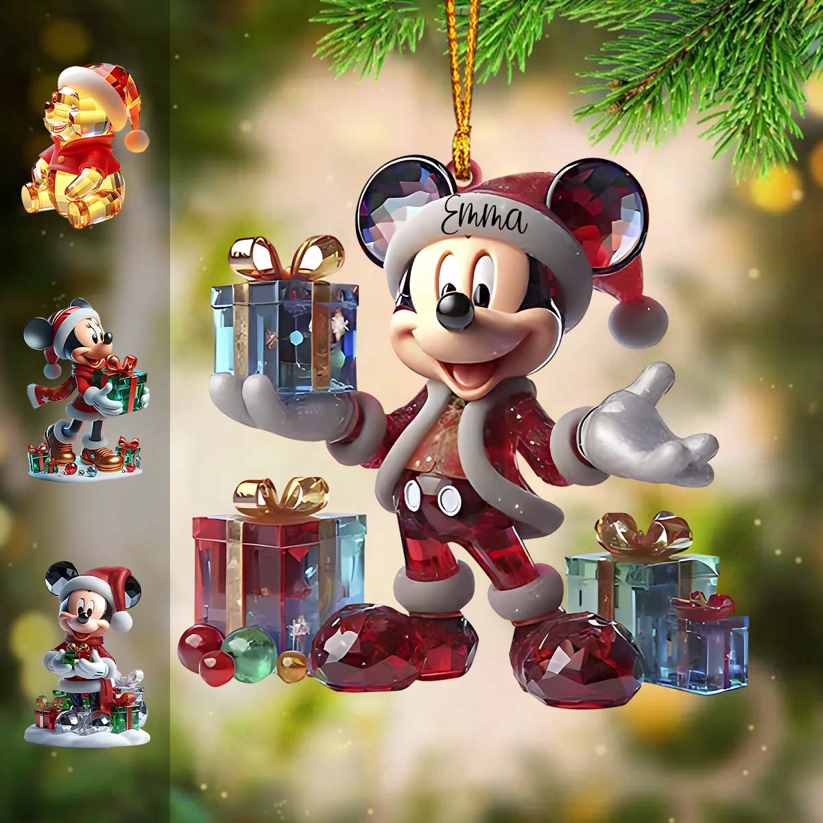 Christmas Is Coming To Mousetown - Personalized Mouse Ornament