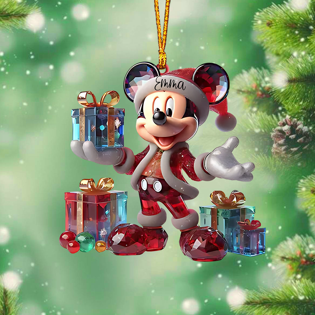 Christmas Is Coming To Mousetown - Personalized Mouse Ornament