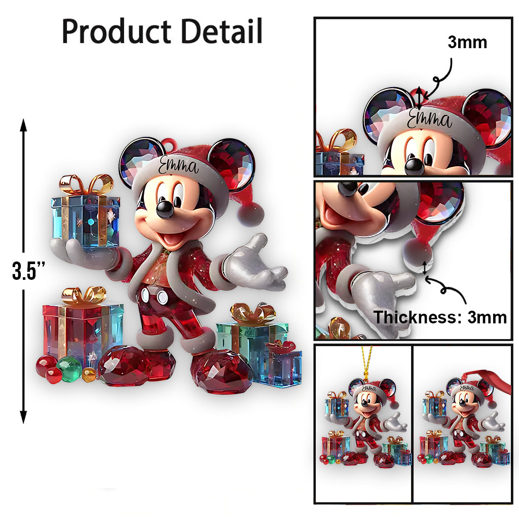 Christmas Is Coming To Mousetown - Personalized Mouse Ornament