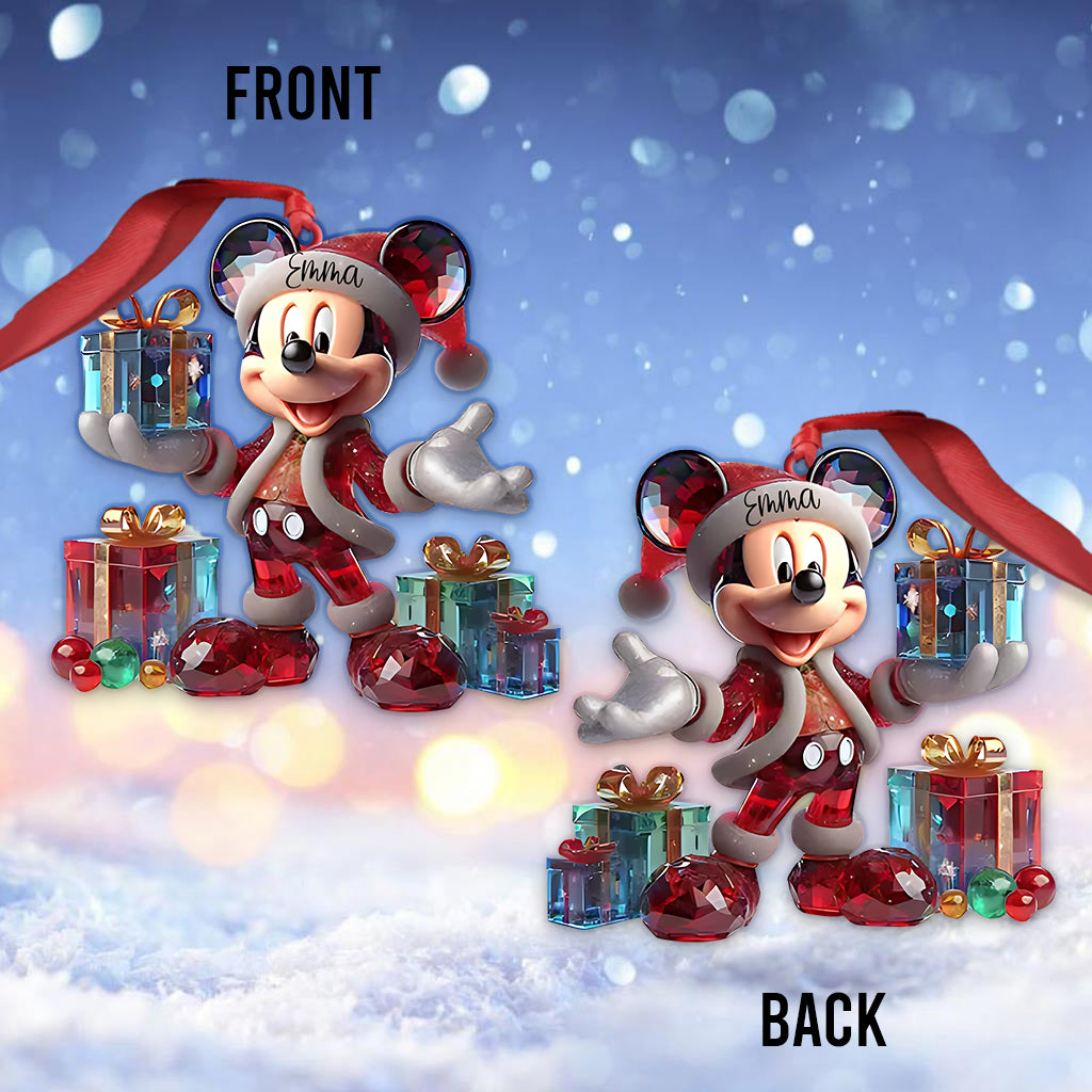 Christmas Is Coming To Mousetown - Personalized Mouse Ornament