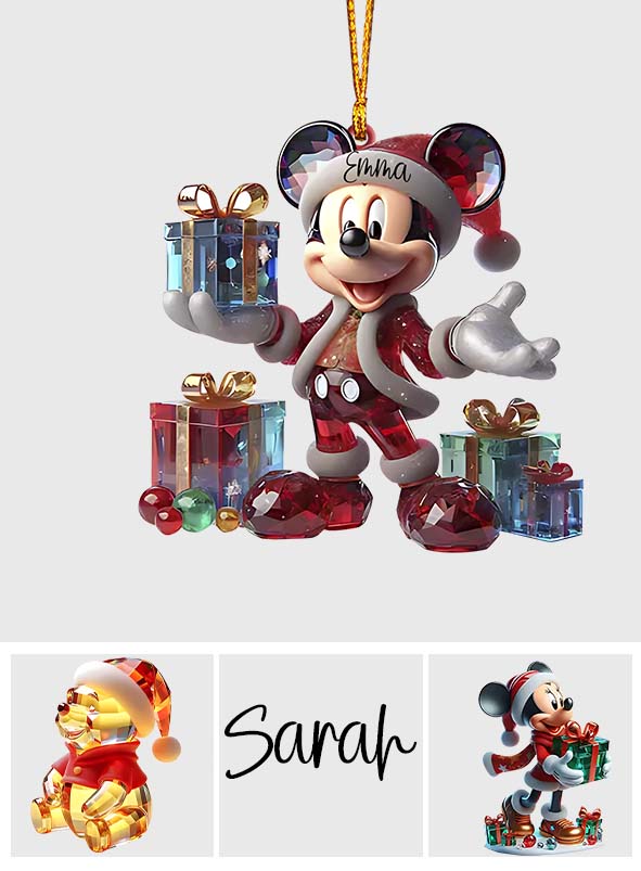 Christmas Is Coming To Mousetown - Personalized Mouse Ornament