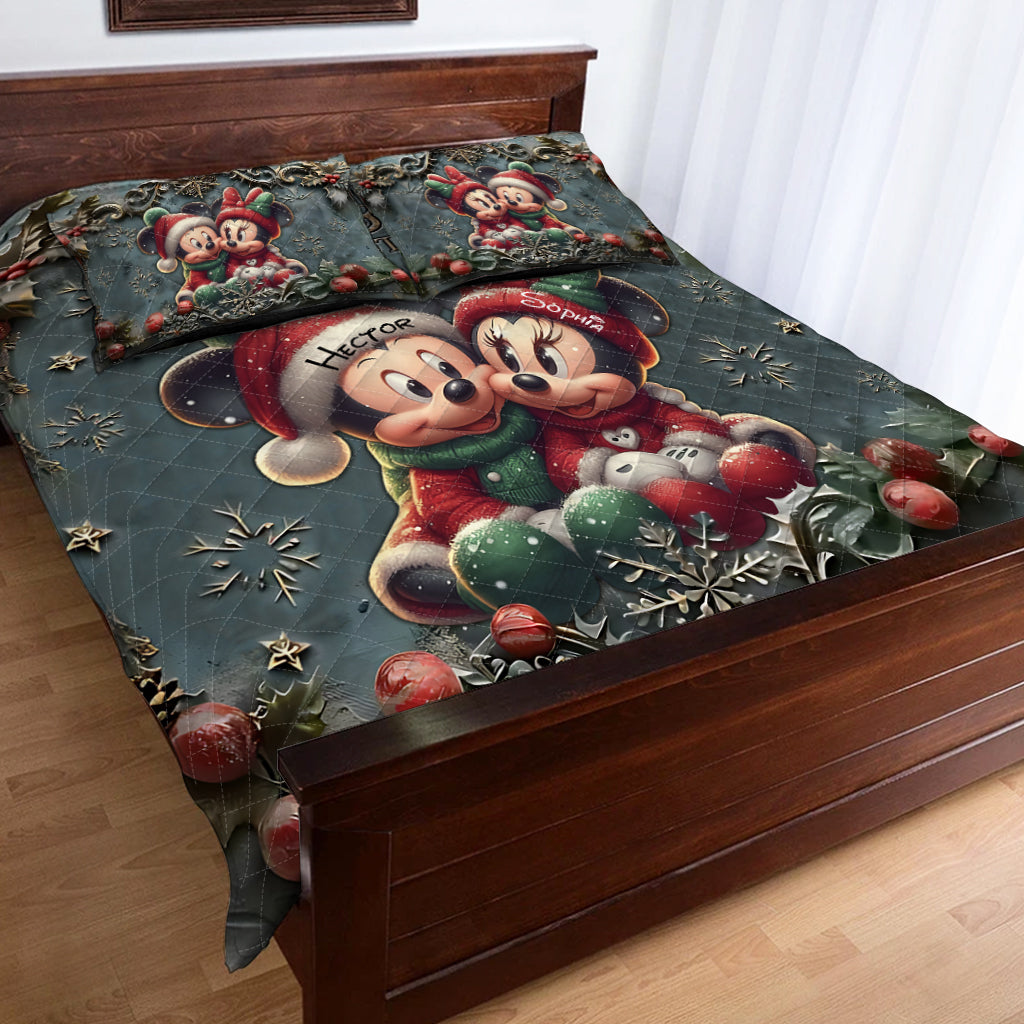 You And Me We Got This - Personalized Mouse Quilt Set