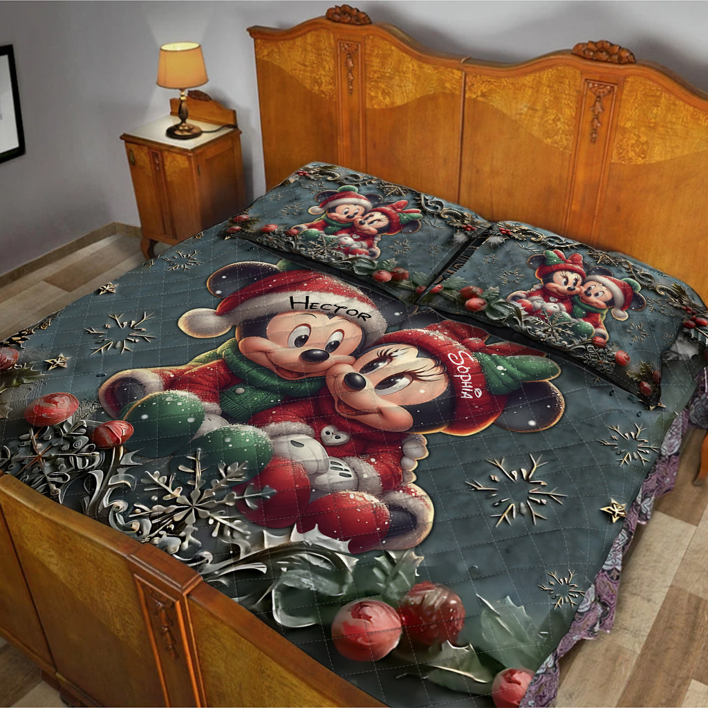 You And Me We Got This - Personalized Mouse Quilt Set