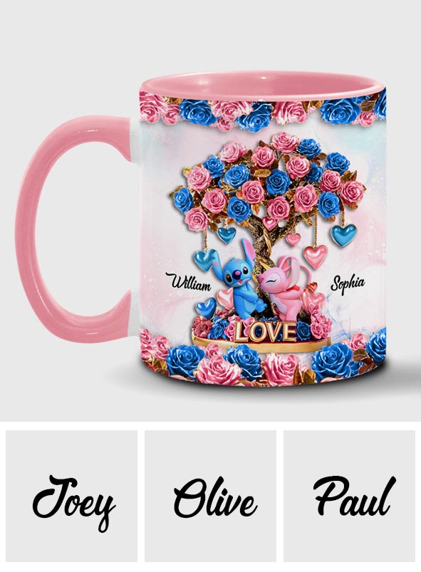 Tree Of Love - Personalized Ohana Accent Mug