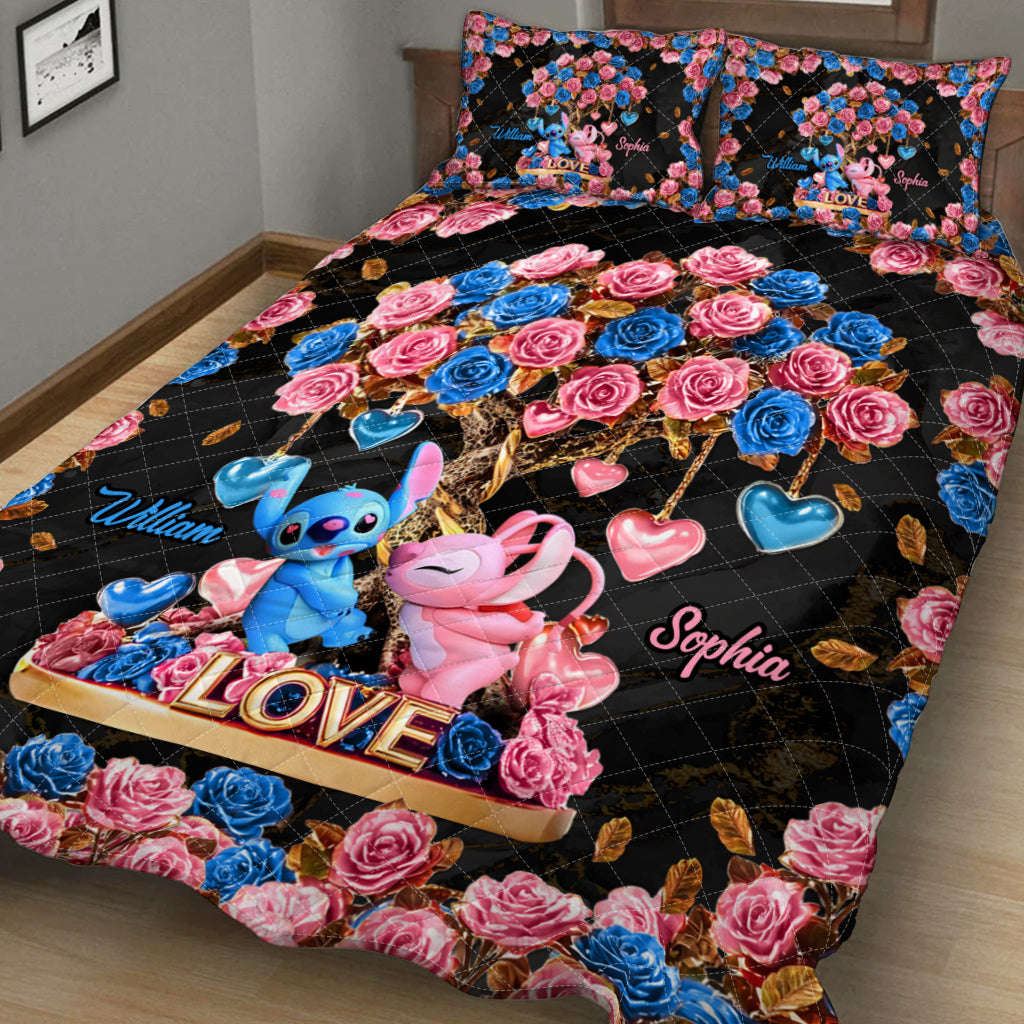 Tree Of Love - Personalized Ohana Quilt Set