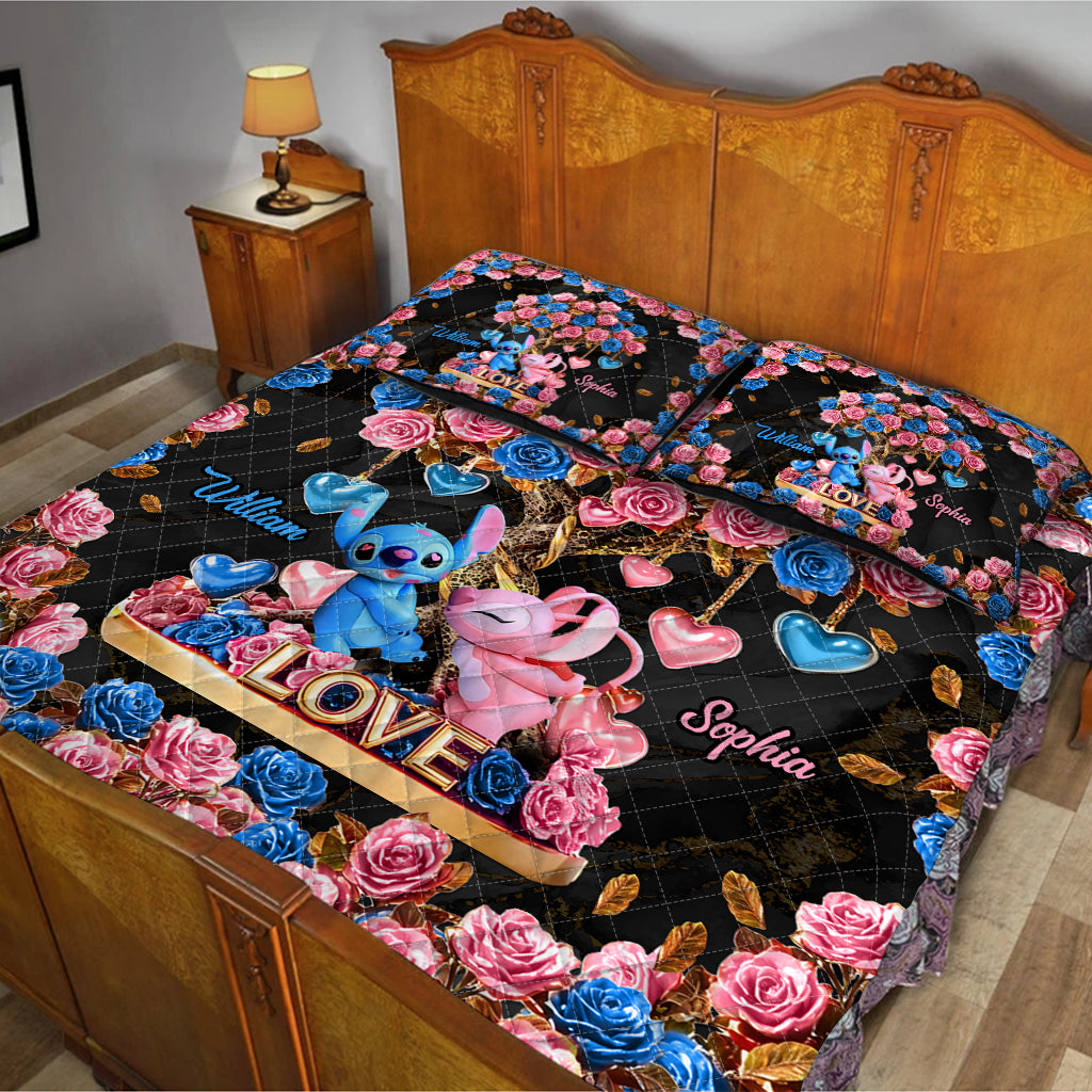 Tree Of Love - Personalized Ohana Quilt Set