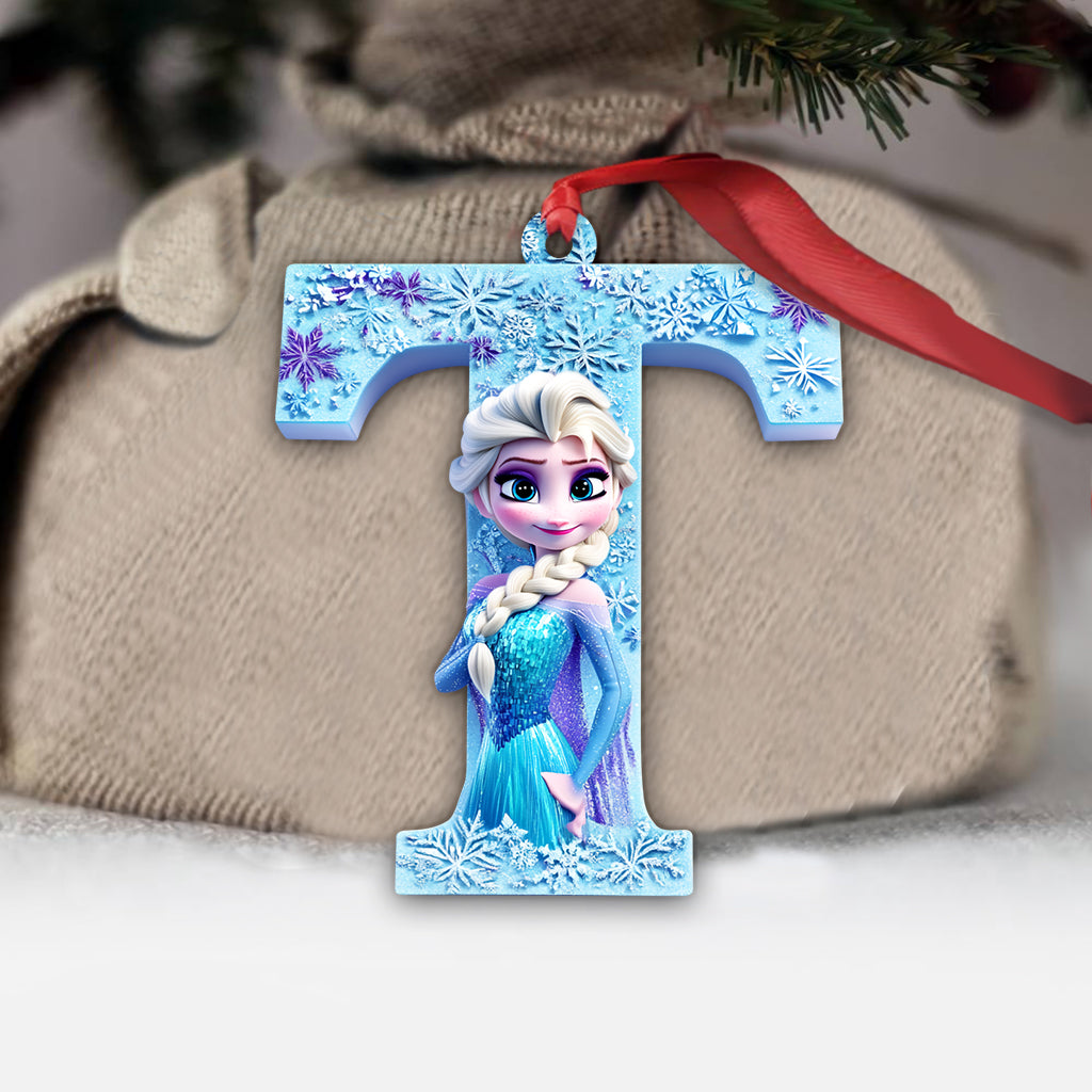 Frozen Letter Ornament - Personalized Ornament