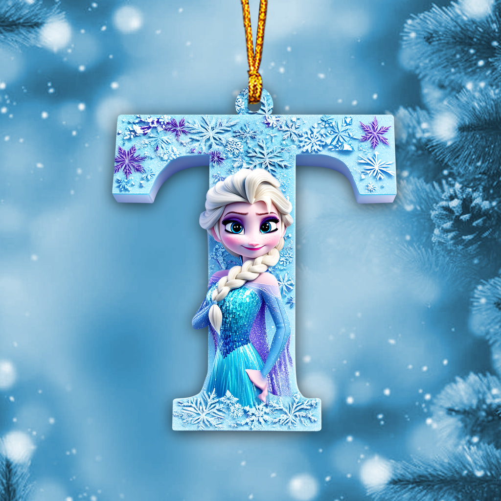 Frozen Letter Ornament - Personalized Ornament