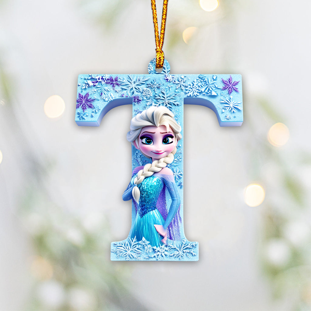 Frozen Letter Ornament - Personalized Ornament