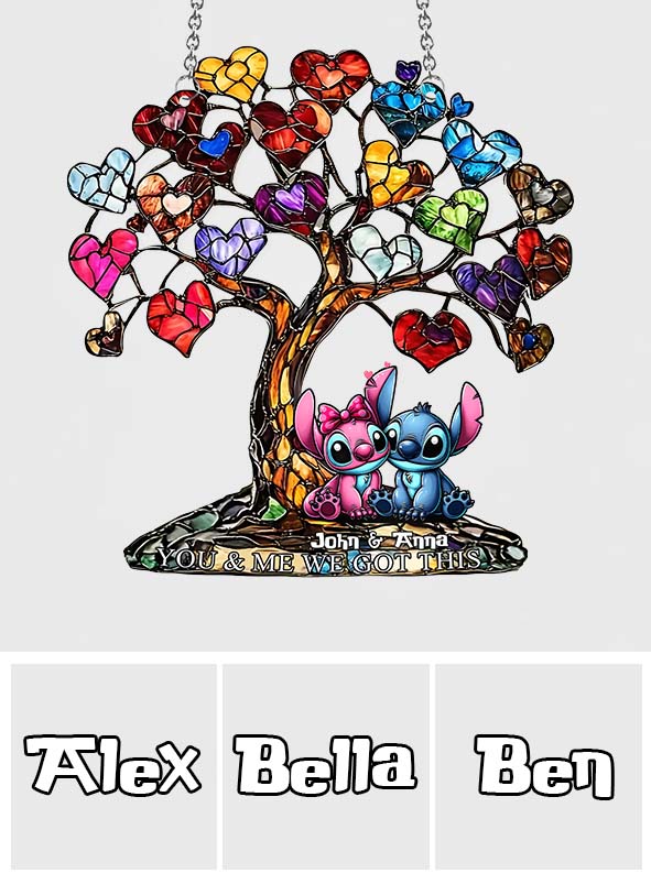 You And Me We Got This - Personalized Ohana Window Hanging Suncatcher Ornament