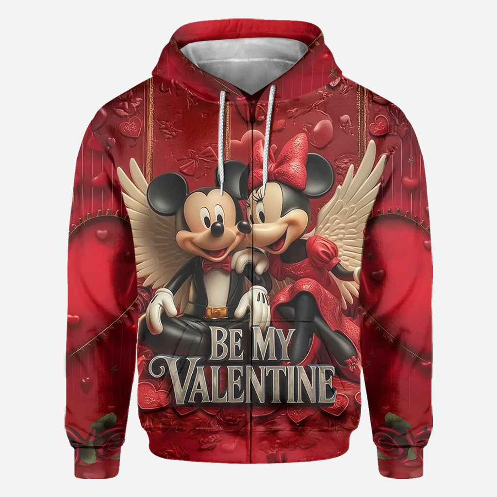 Be My Valentine - Personalized Mouse All Over Shirt