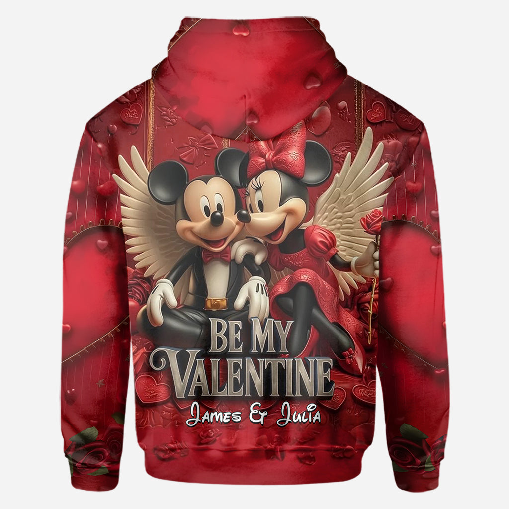 Be My Valentine - Personalized Mouse All Over Shirt