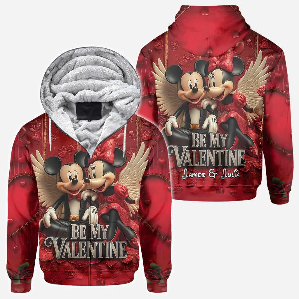 Be My Valentine - Personalized Mouse All Over Shirt