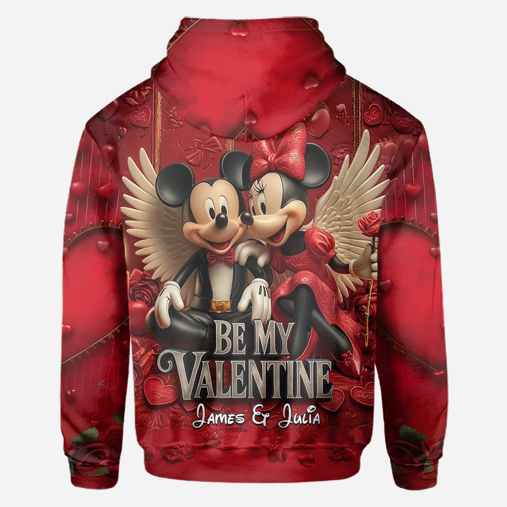 Be My Valentine - Personalized Mouse All Over Shirt