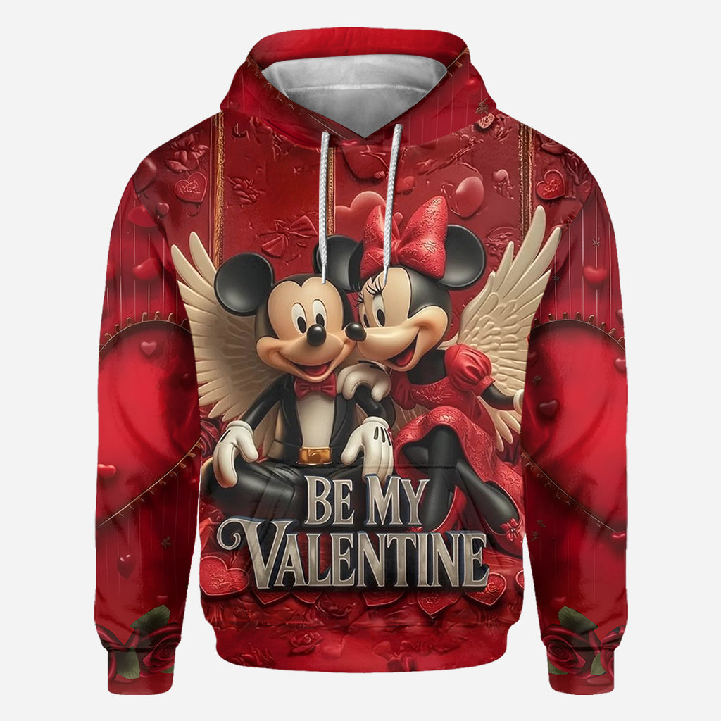 Be My Valentine - Personalized Mouse All Over Shirt