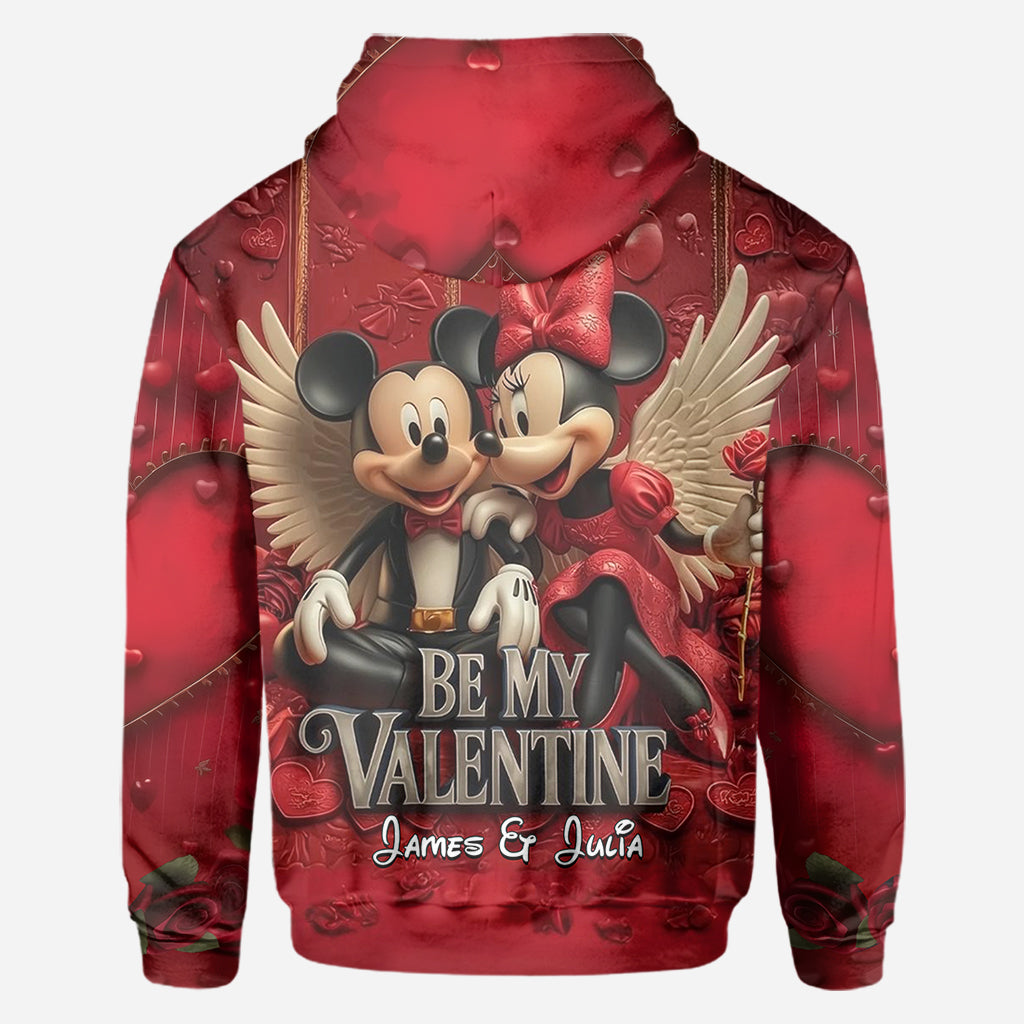 Be My Valentine - Personalized Mouse All Over Shirt