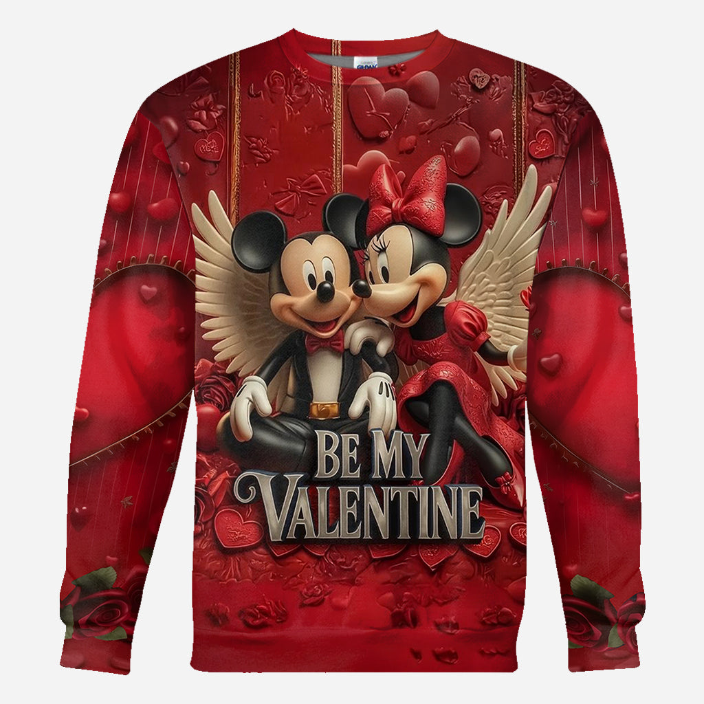 Be My Valentine - Personalized Mouse All Over Shirt
