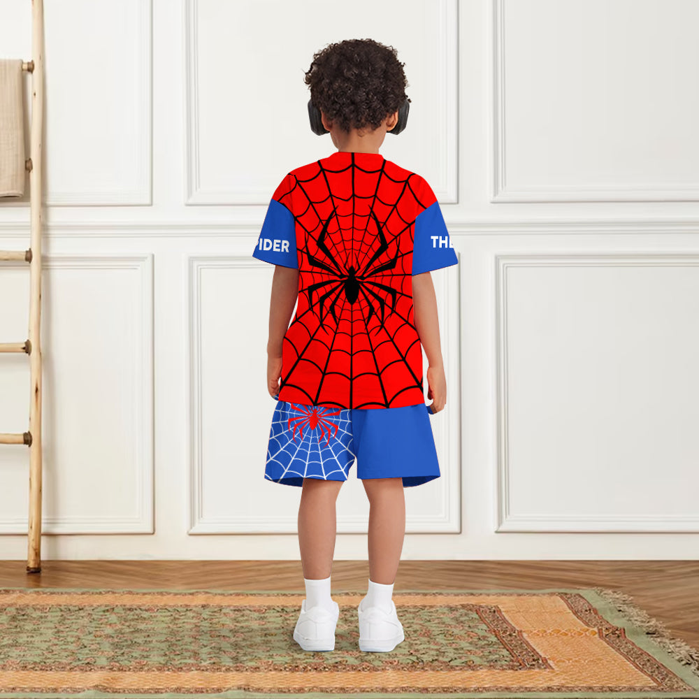 Cool Spider Alphabet - Personalized Kid T-shirt & Shorts