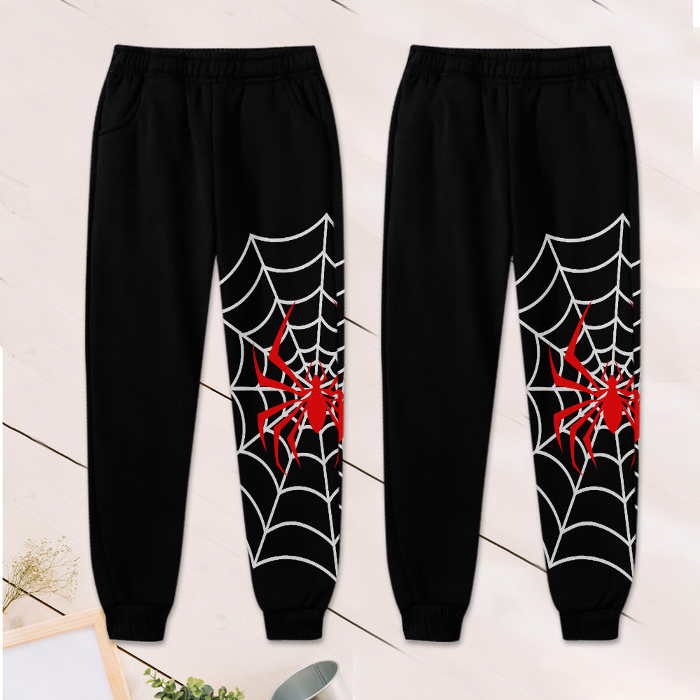 Spider Alphabet - Personalized Kid Kid Hoodie & Kid Jogger Sweatpants