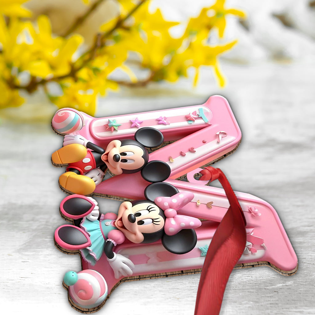 Magical Letter - Personalized Mouse Ornament