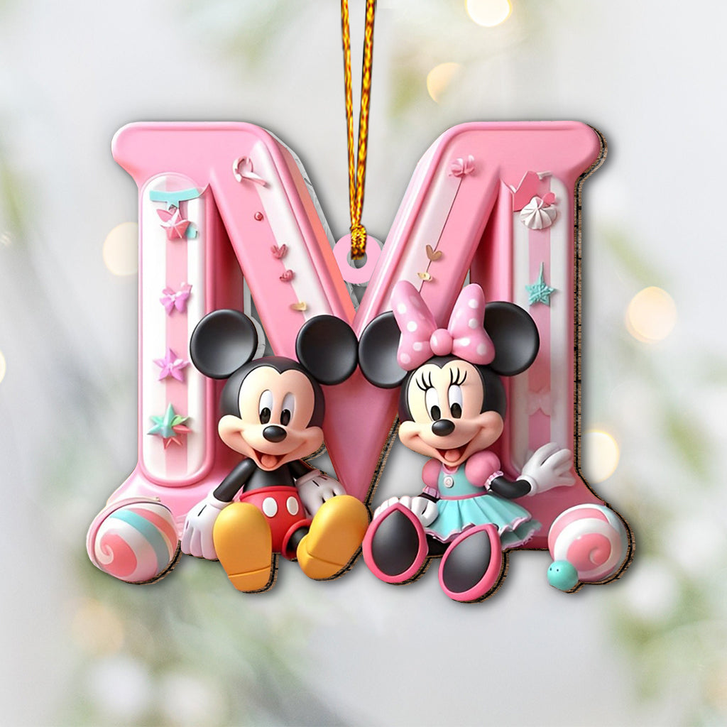 Magical Letter - Personalized Mouse Ornament