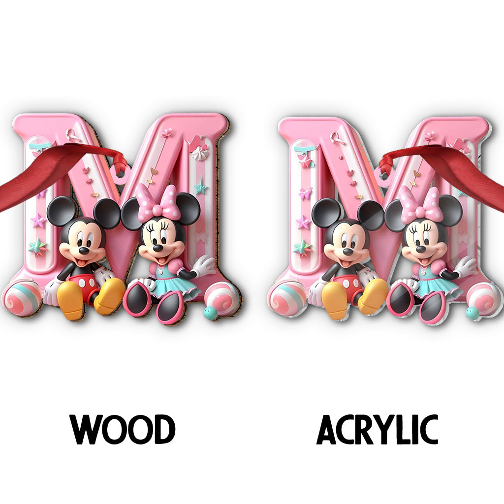 Magical Letter - Personalized Mouse Ornament