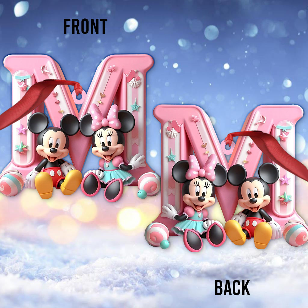 Magical Letter - Personalized Mouse Ornament