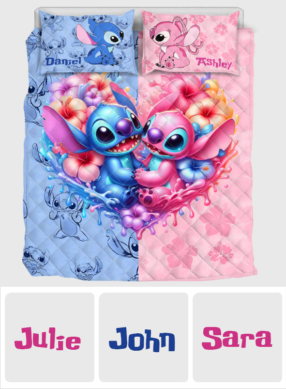 It's You & Me - Personalized Ohana Quilt Set