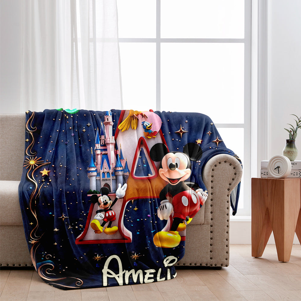 Magical Castle - Personalized Mouse Blanket