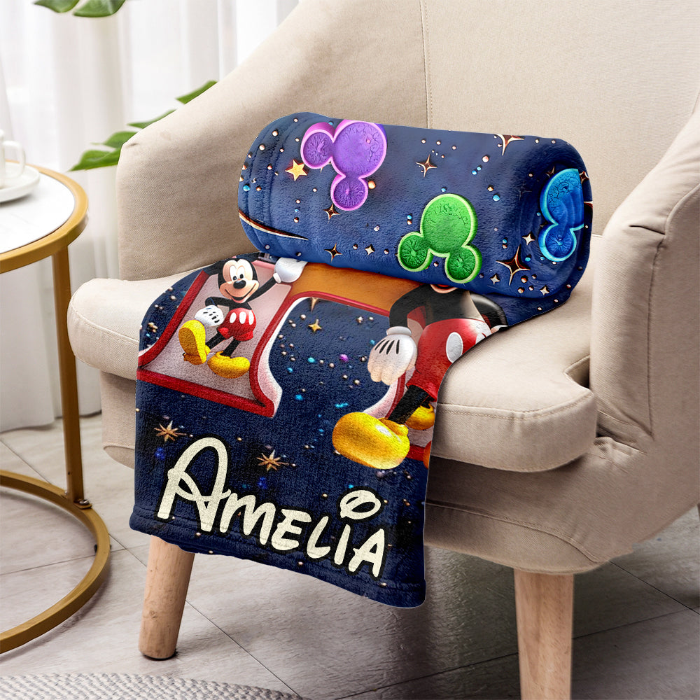 Magical Castle - Personalized Mouse Blanket