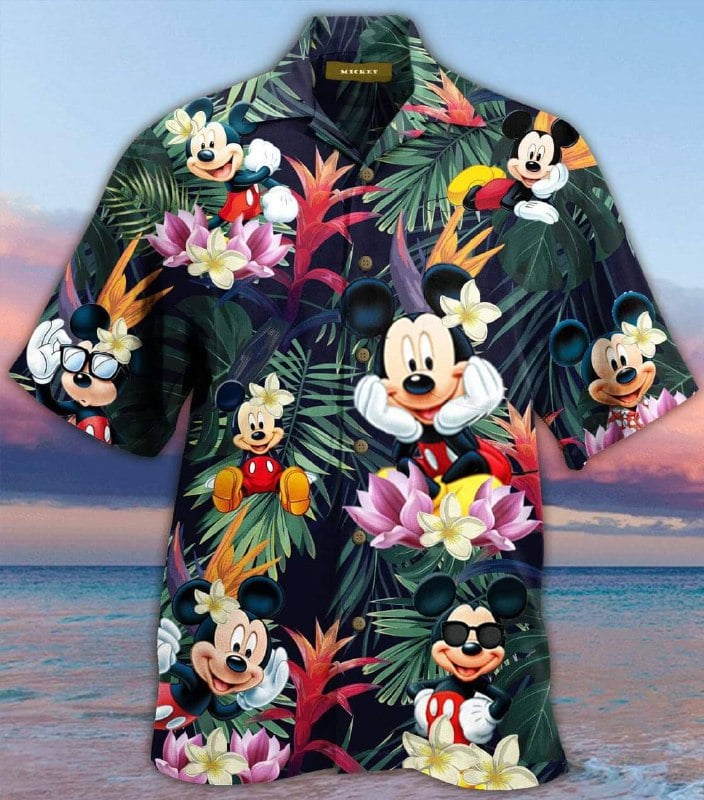 Tropical Mouse Mouse Hawaiian Shirt