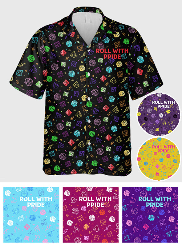 RPG Game Dice Pride - Personalized RPG Hawaiian Shirt