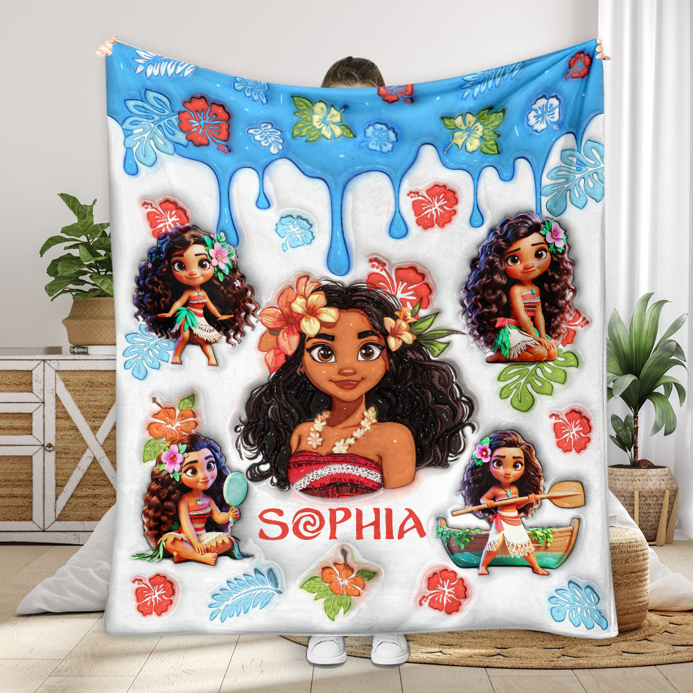 Magic Girl - Personalized Mouse Blanket