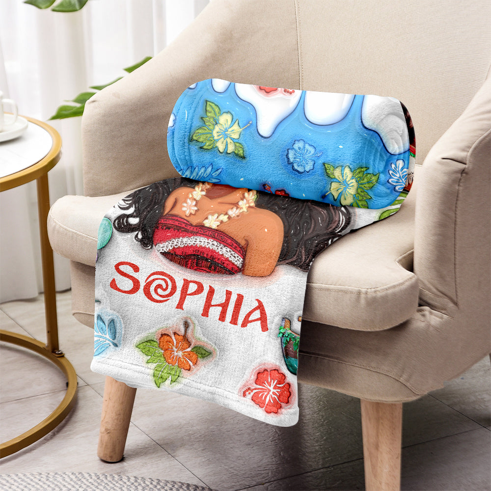 Magic Girl - Personalized Mouse Blanket