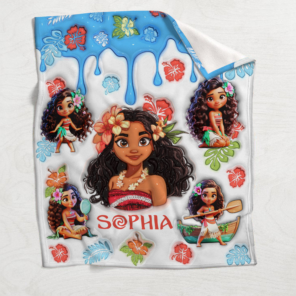 Magic Girl - Personalized Mouse Blanket