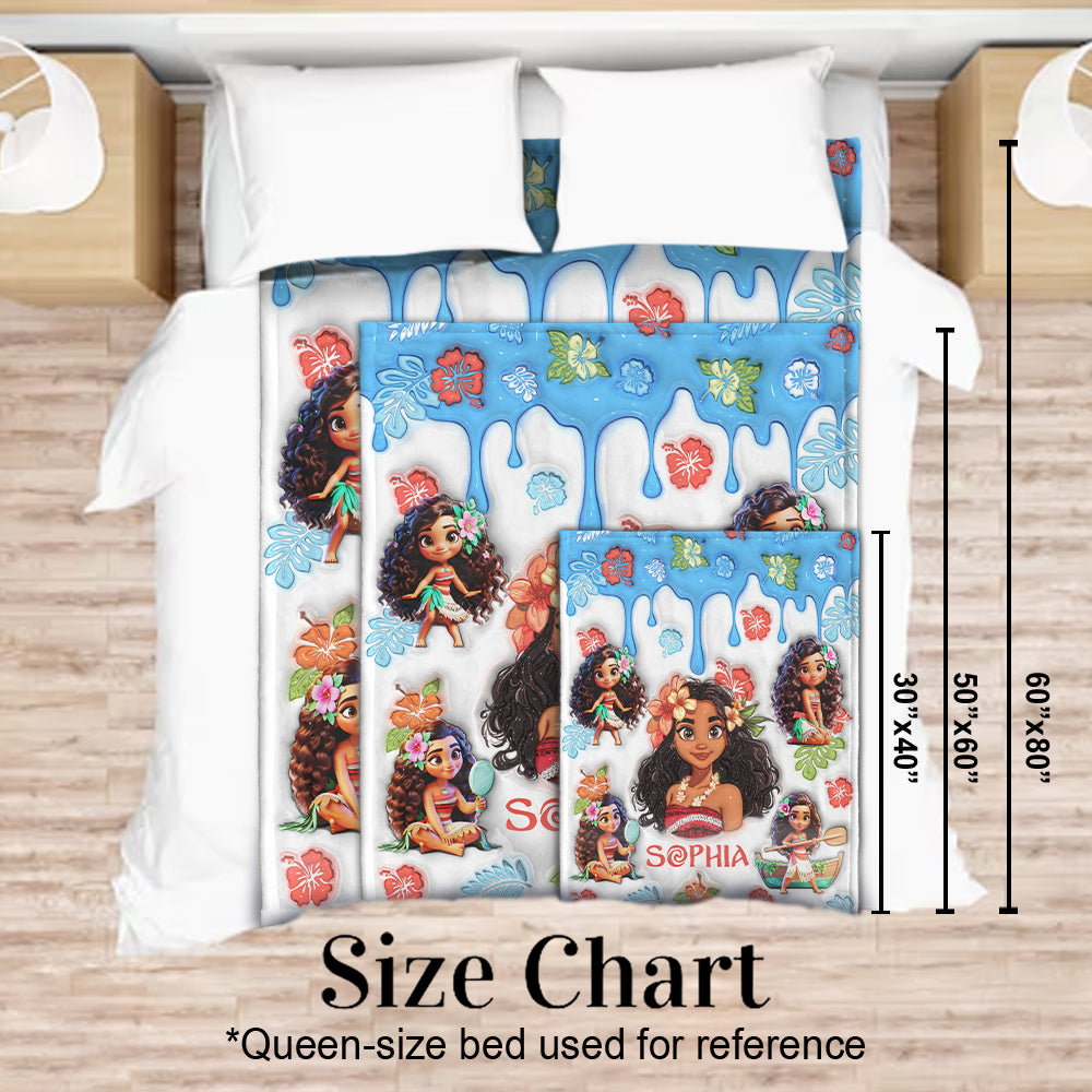 Magic Girl - Personalized Mouse Blanket
