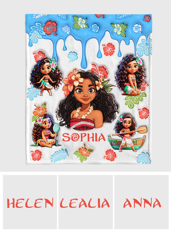 Magic Girl - Personalized Mouse Blanket