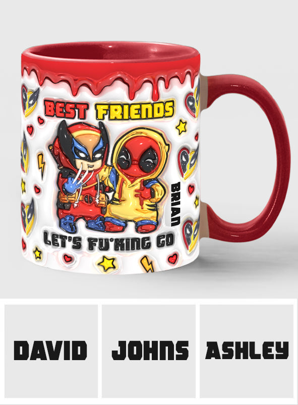 Let's Fu*cking Go - Personalized The Psychopath Accent Mug