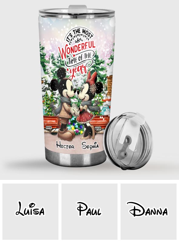 It's The Most Beautiful Time - Personalized Mouse Tumbler