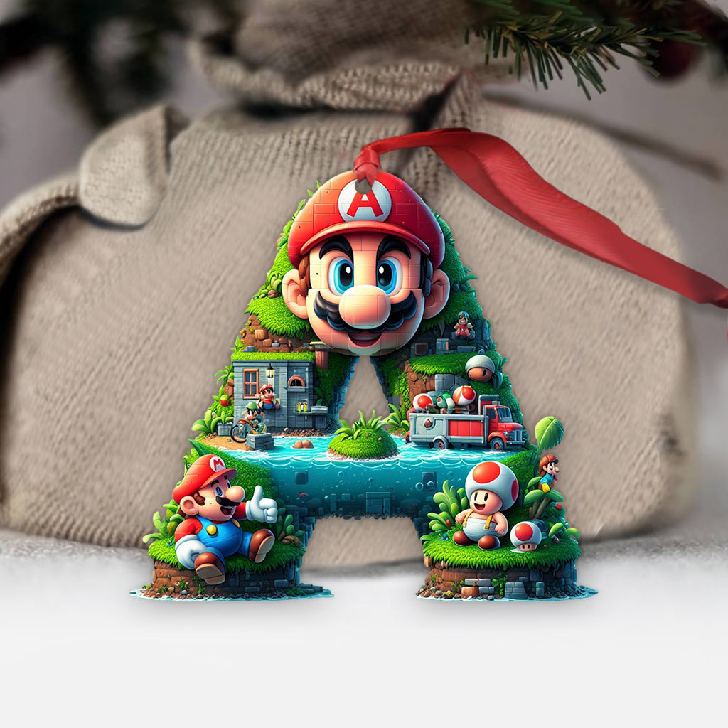 Merry Christmas - Personalized Super Plumber Ornament